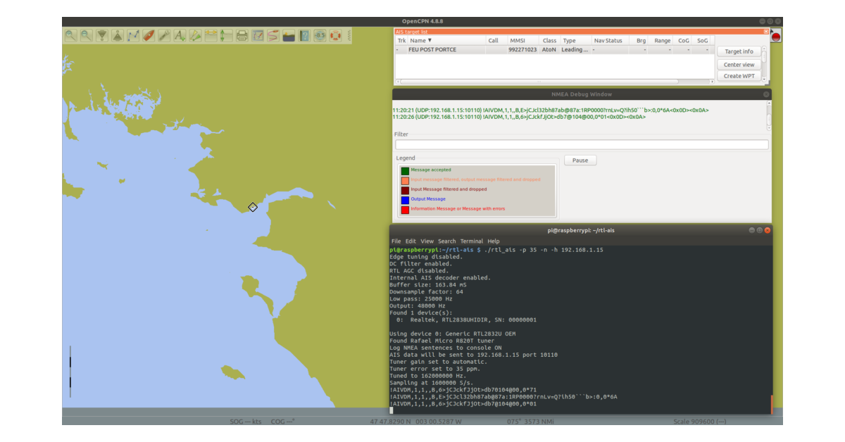 Featured image of post AIS receiver on a Raspberry Pi with RTL-SDR