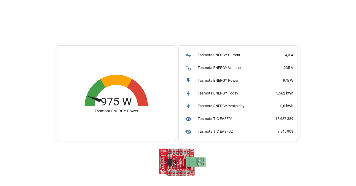 Featured image of post Linky integration in standard mode with Home Assistant and Tasmota