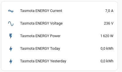 Home Assistant Sensors Display